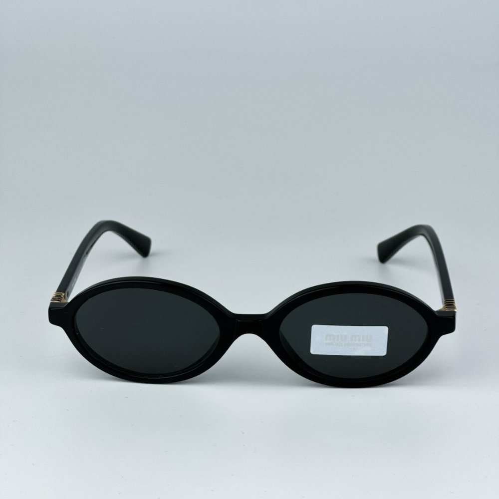 Miu Miu MU04ZS 1AB5S0 BRAND NEW Sunglasses Black Dark Grey Unisex
